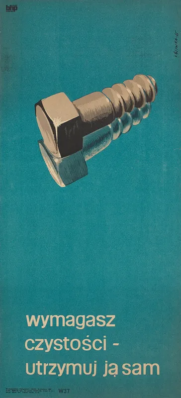 Karol Śliwka, Wymagasz czystości – utrzymuj ją sam, 1965