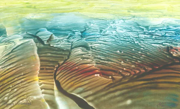 Lucyna Kuśnierczyk, Pejzaż stamtąd, 2000