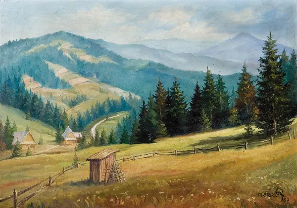 Michał  Stańko, KRAJOBRAZ GÓRSKI, 1967