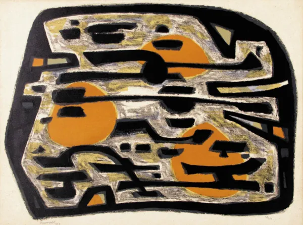 Alfred Manessier, Kompozycja abstrakcyjna, 1952