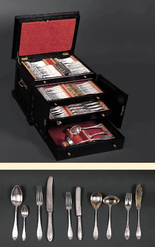 Autor nierozpoznany, KOMPLET 100 SZTUĆCÓW, 1918-1939 