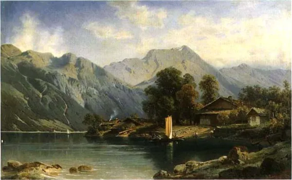 Adolf Mosengel, Nad alpejskim jeziorem