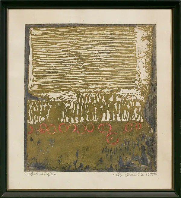 Marian Malina, Abstrakcja, 1958