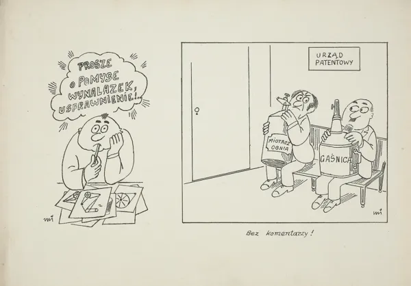 Gwidon Miklaszewski, RYSUNKI SATYRYCZNE NA TEMAT WYNALAZKÓW 