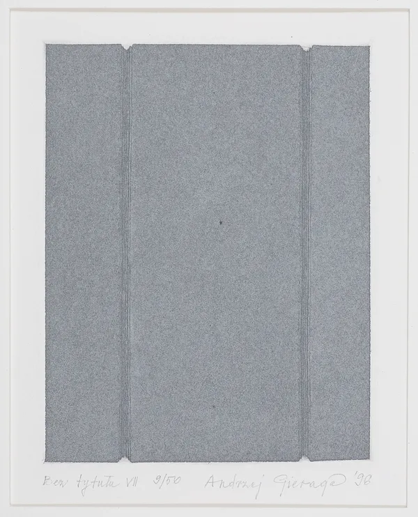 Andrzej Gieraga, BEZ TYTUŁU VII, 1996