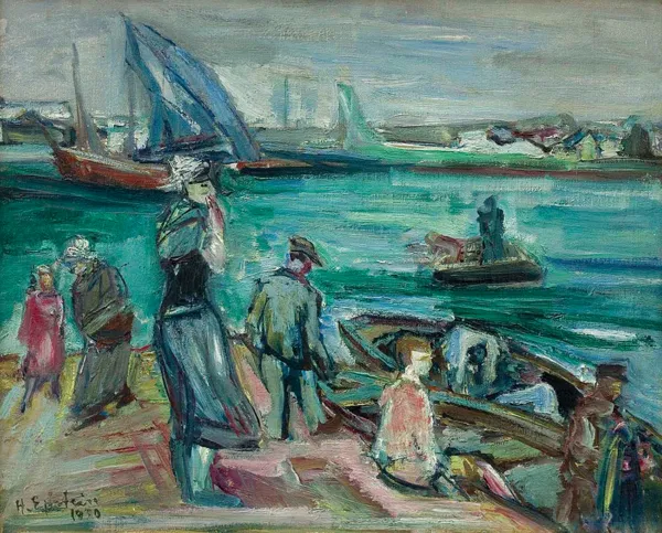 Henryk Epstein, W PORCIE. NA PORTOWYM NABRZEŻU, 1930