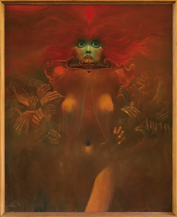 Zdzisław Beksiński, BEZ TYTUŁU, I poł. lat 70. XX w.