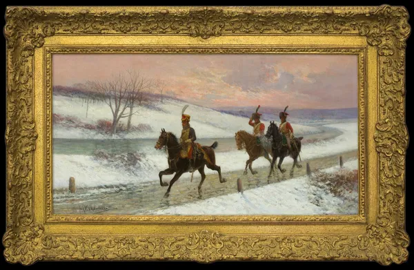 Jan Chełmiński, ZWIAD HUZARÓW NAPOLEOŃSKICH