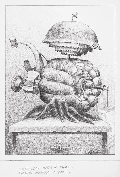 Jacek Yerka, Budzik nadchodzi o świcie, 2006