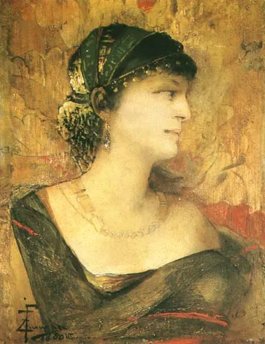 Franciszek Żmurko, Kobieta we wschodnim stroju