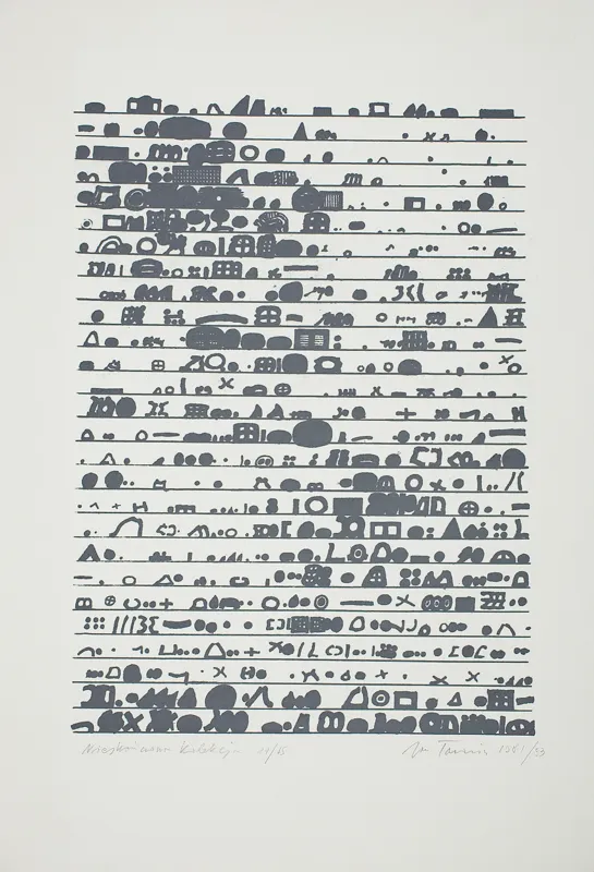 Jan Tarasin, Nieskończona kolekcja, 1981-1993