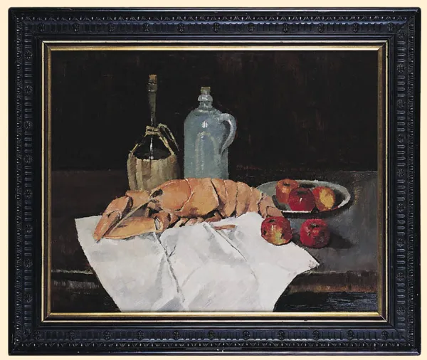 Anton Kürmaier, MARTWA NATURA Z HOMAREM, ok. 1930