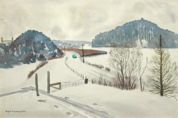 Rafał Malczewski, ZIMOWA DROGA, po 1945