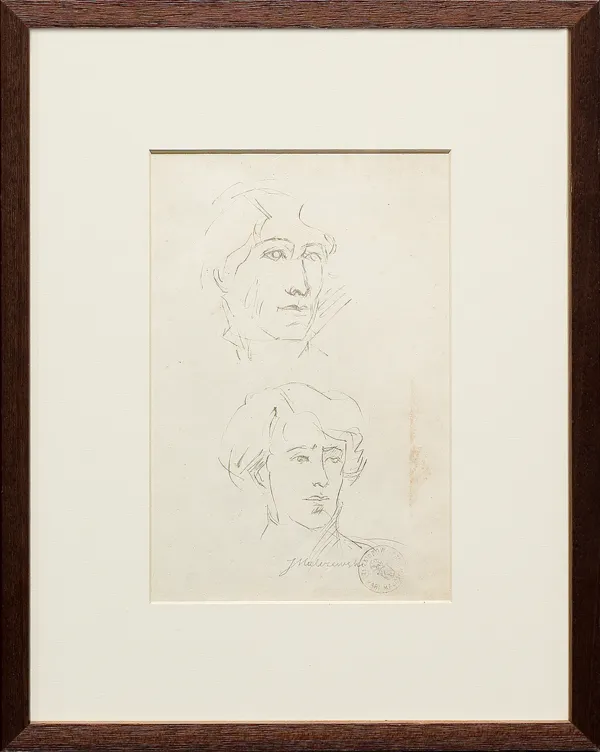 Jacek Malczewski, SZKICE DWÓCH GŁÓW KOBIECYCH