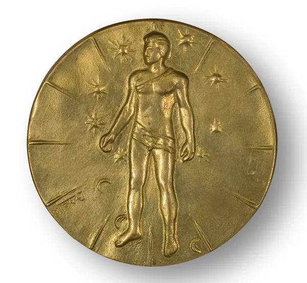 Igor Mitoraj, Medal z postacią młodzieńca