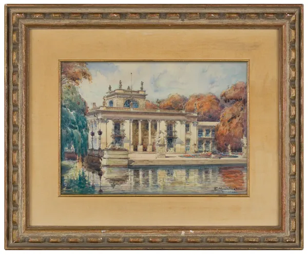 Władysław Chmieliński (Stachowicz), PAŁAC NA WODZIE W ŁAZIENKACH WARSZAWSKICH