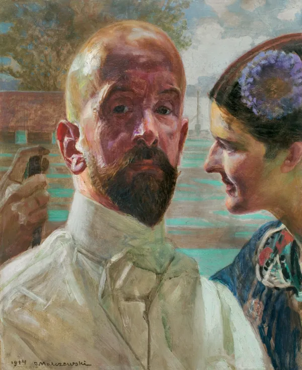 Jacek Malczewski, Autoportret alegoryczny, 1914