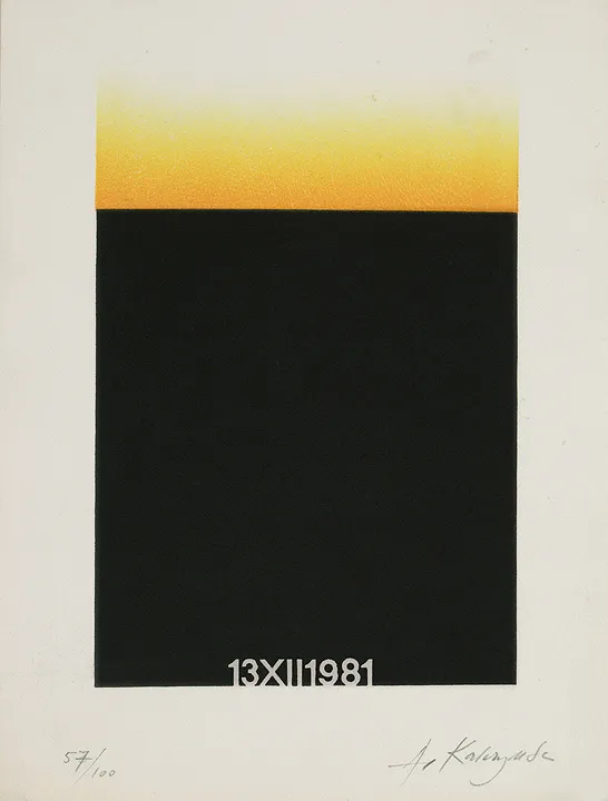 Alina  Kalczyńska, 13 XII 1981, 1991