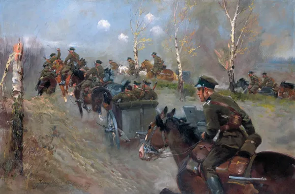 Jerzy Kossak, Artyleria konna, 1937