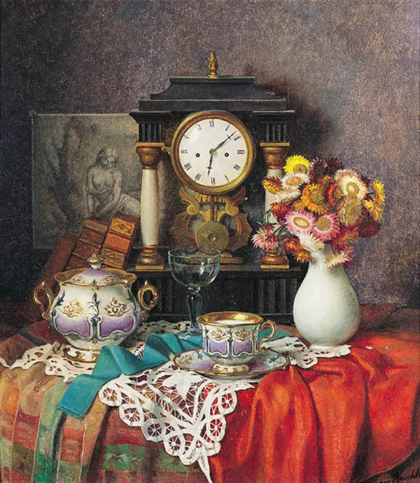 Franz Krischke, MARTWA NATURA Z ZEGAREM