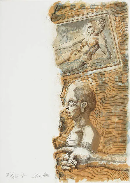 Jan Lebenstein, Popiersie z obrazem