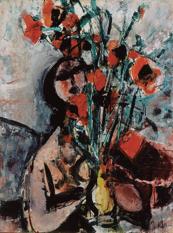 Zygmunt Menkes, Dziewczyna z makami, ok. 1950