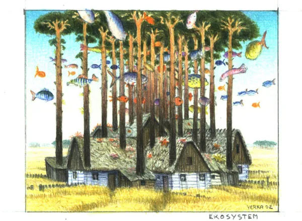 Jacek Yerka, Ekosystem, 2002
