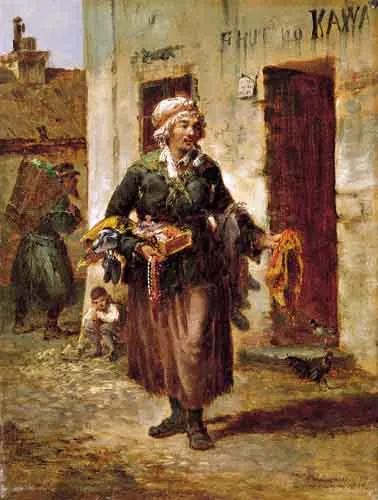 Adam Wiktor Malinowski, Warszawska handlarka uliczna