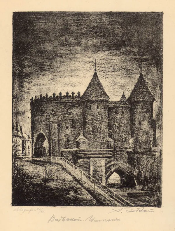 Aleksander Sołtan, Barbakan warszawski