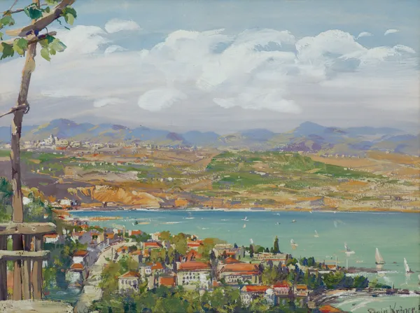 Erwin  Kröner, PEJZAŻ Z ABACJI, 1924