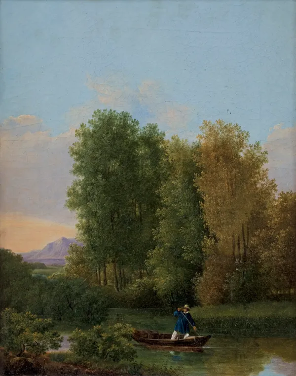 Kazimierz Żwan, PEJZAŻ ROMANTYCZNY, ok 1830