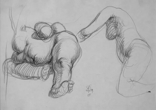 Franciszek Starowieyski, Dwa akty, 1989