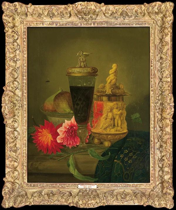 Adalbert Schäffer, MARTWA NATURA Z KWIATAMI DALII, 1858