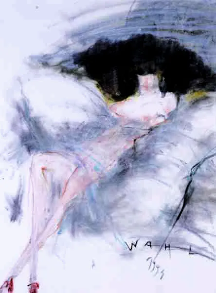 Alicja Wahl, Kobieta w fotelu, 1994