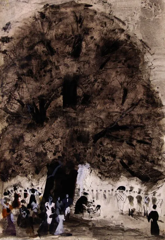 Józef Wilkoń, Koncert Jankiela (ilustracja do "Pana Tadeusza"),