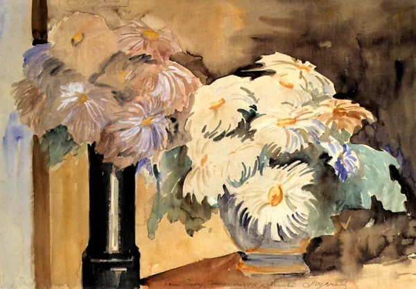 Leon Wyczółkowski, Wazony z astrami