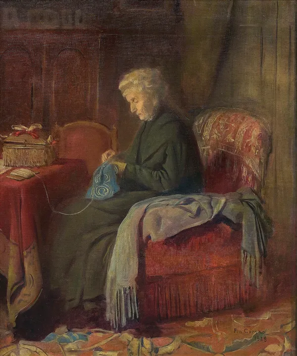 Maria Pia Górska, PRZY SZYCIU, 1928