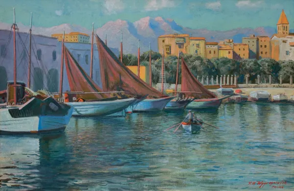 Feliks Kazimierz Wygrzywalski, PORT W PALMA DE MALLORCA, przed 1939