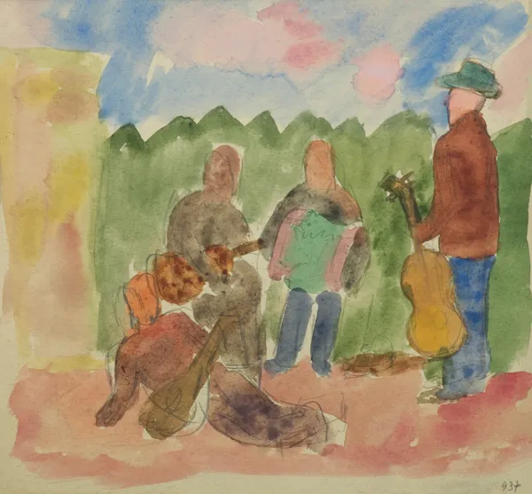 Marek Włodarski, CZTERECH MUZYKANTÓW POD PŁOTEM, 1937