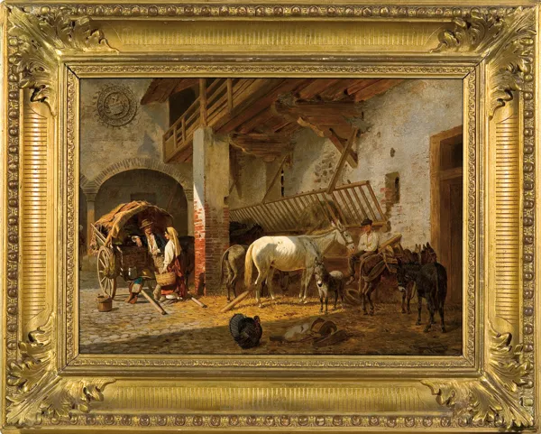 Franz Quaglio, W STAJNI, 1885