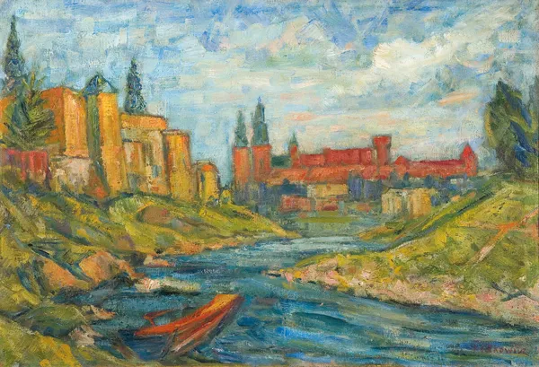 Jerzy Fedkowicz, WIDOK NA WAWEL, ok. 1950-1955