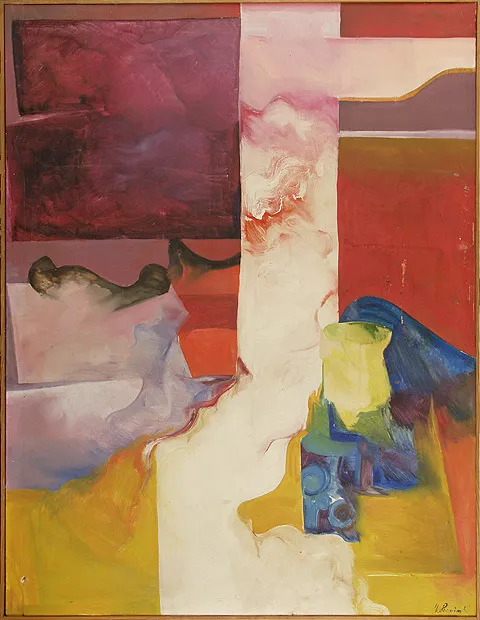 Maria Lewańczyk, Kompozycja abstrakcyjna, lata 70.