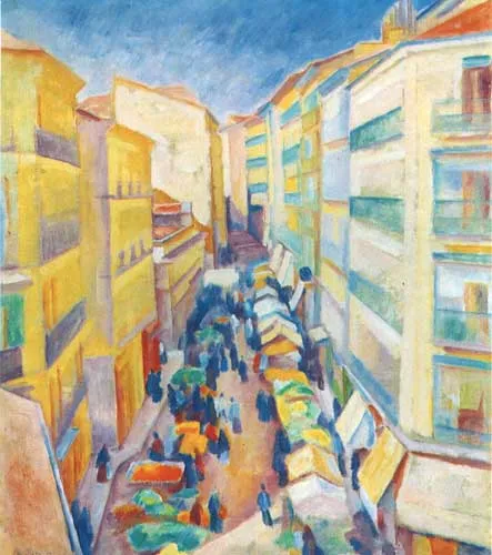 Józef Pankiewicz, Ulica w Madrycie