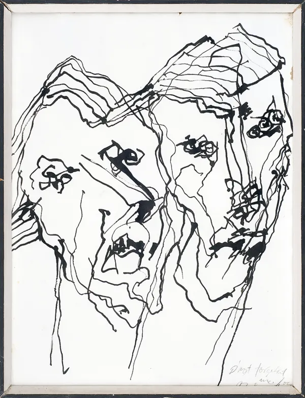 Autor nierozpoznany, Dwie głowy, 1992