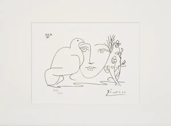 Pablo Picasso, Oblicze pokoju (Le visage de la paix), 1950
