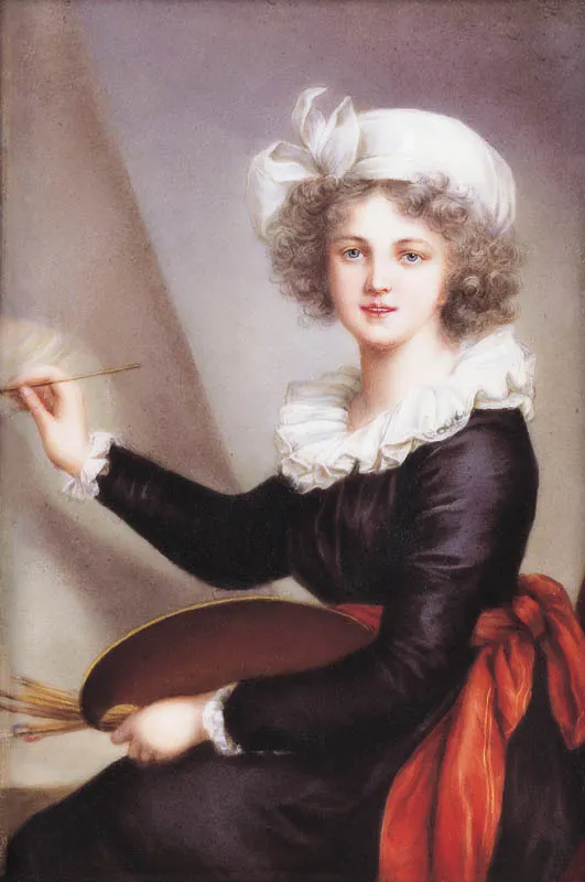 Autor nierozpoznany, AUTOPORTRET LOUISE ELISABETH VIGÉE-LEBRUN