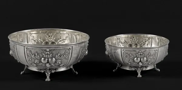 Autor nierozpoznany, DWIE PATERY NA OWOCE, ok. 1890