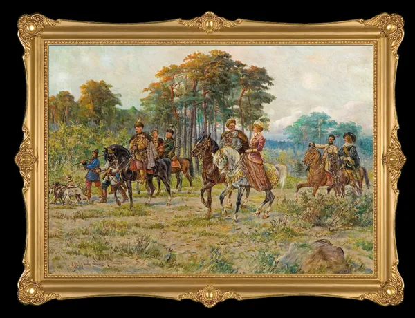 Leonard Wintorowski (Winterowski), SCENA Z „PANA WOŁODYJOWSKIEGO“, 1909