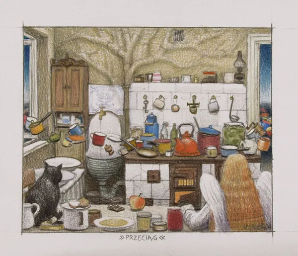 Jacek Yerka, Przeciąg, 2004