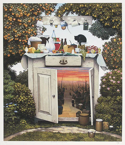 Jacek Yerka, Szafka przydrożna, 1998